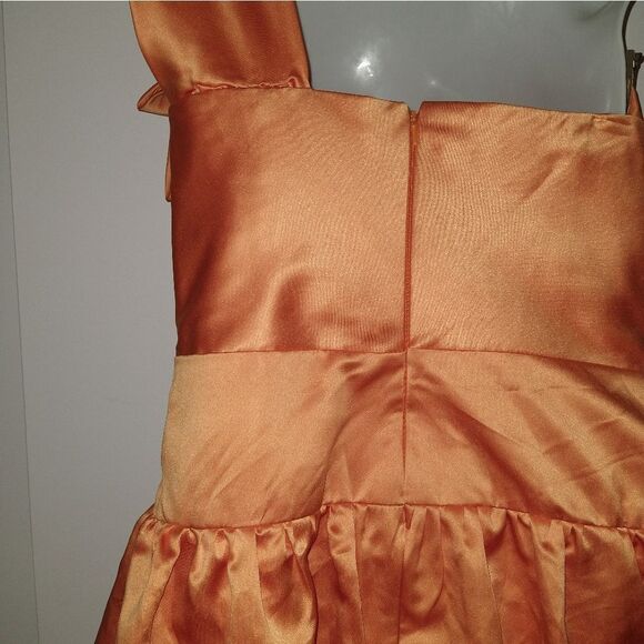 Milano Orange/Tangerine Bubble Dress - Picture 4 of 5
